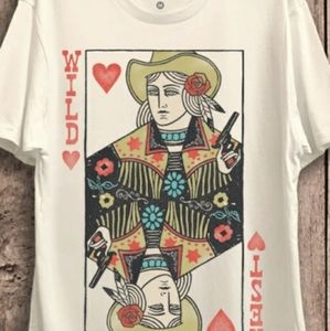 WILD WEST Vintage WhiteGraphic T-shirt Tee S M L XL